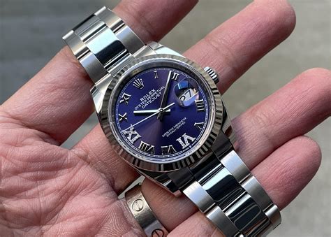 rolex aubergine 36mm|rolex datejust 36 reviews.